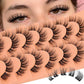 🎊Weihnachts-Superrabatt🎊[Bestes Geschenk für Sie] Flauschige einzelne Cluster-Wimpern im natürlichen Look