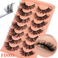 🎊Weihnachts-Superrabatt🎊[Bestes Geschenk für Sie] Flauschige einzelne Cluster-Wimpern im natürlichen Look